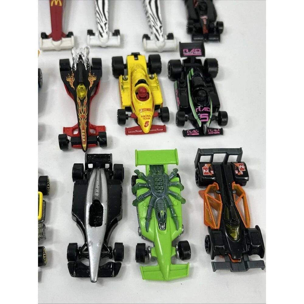 Hot Wheels Matchbox Dragster Formula 1 Indy Race Cars Lot RAD